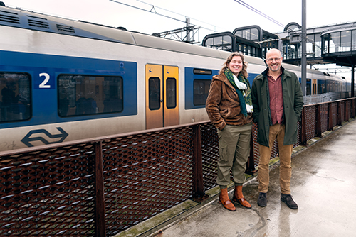 onderzoekers Nicole Hunfeld en Wouter Hehenkamp